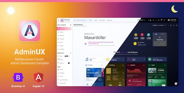 Admin UX | Bootstrap Angular Admin Dashboard Responsive HTML template