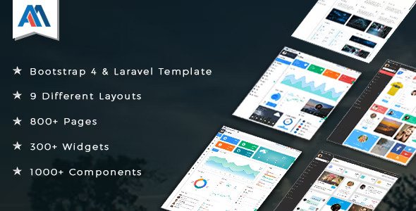 Admire Bootstrap Admin Laravel Template