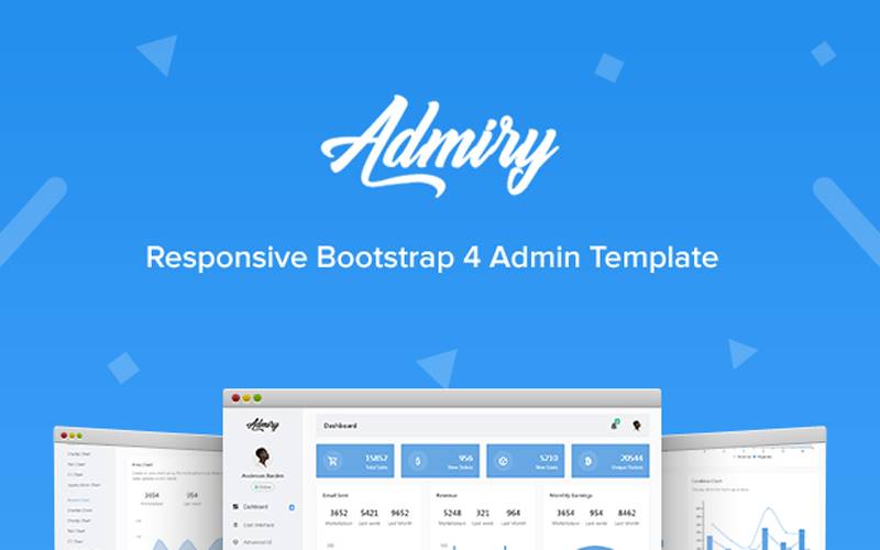 Admiry Responsive Bootstrap Dashboard Admin Template