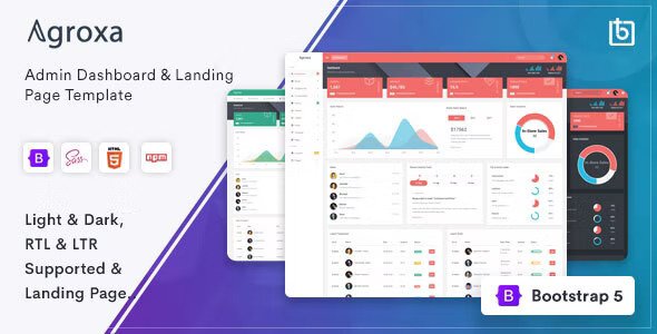 Agroxa Material Design Admin & Dashboard Template