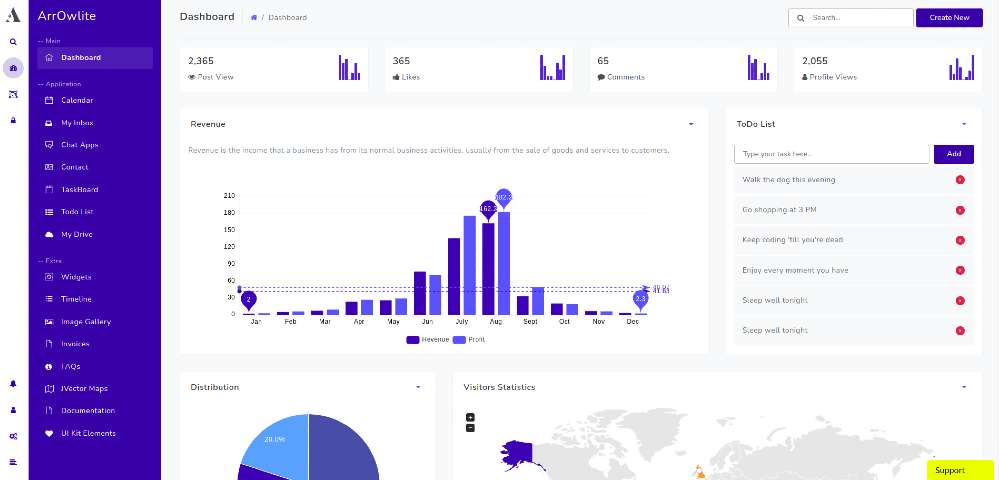 Arrowlite Bootstrap x Admin Templ