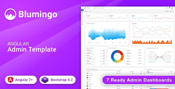 Blumingo Angular Bootstrap Admin Dashboard Template & UI Kit