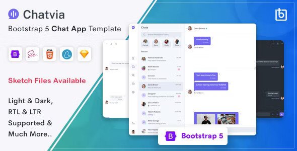 Chatvia Bootstrap Chat App Template