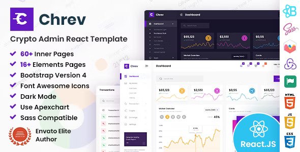 Chrev React Redux Admin & Dashboard Template