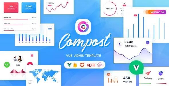 Compost Vue Vuejs Admin Template