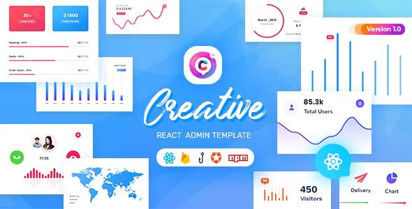 Creative React Admin Template