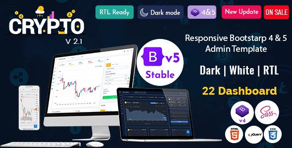 Cryptio Tokenizer Crypto Currency Admin Template