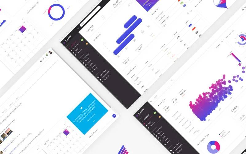 Daffy Multipurpose Bootstrap UI Kit Admin Template