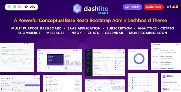 DashLite React Admin Dashboard Template