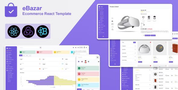 Ebazar Ecommerce React Admin Template