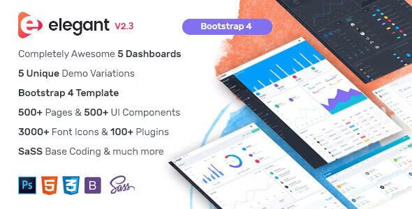 Elegant Bootstrap Admin Template