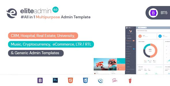 Elite Admin Bootstrap Dashboard template