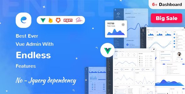 Endless Vue Admin Template