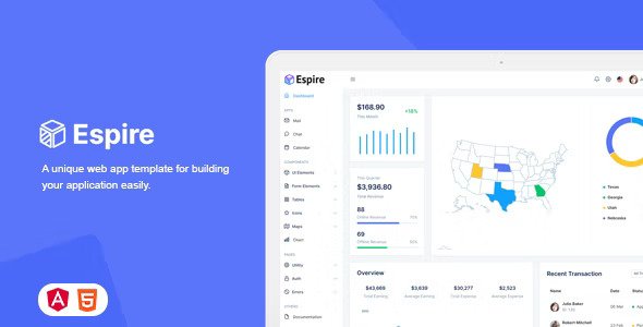 Espire Bootstrap Admin Template Angular 