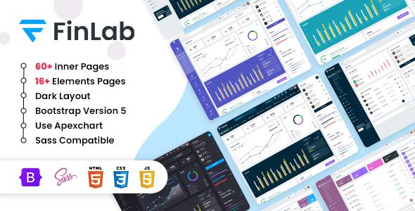 FinLab Crypto Trading Admin Dashboard Template