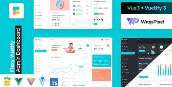 Flexy Vuetify Vue Dashboard