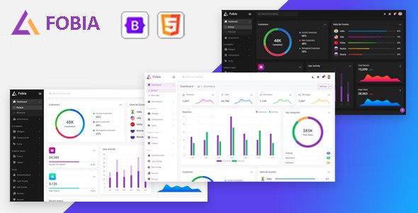 Fobia Bootstrap Admin Template