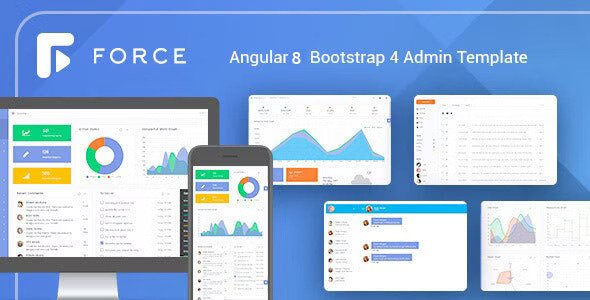 Force Angular Admin Template with Bootstrap 