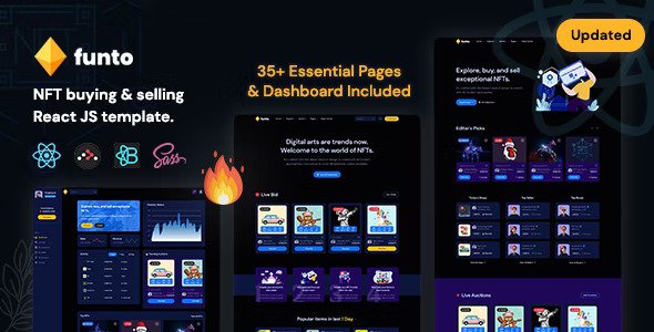 Funto React NFT Marketplace