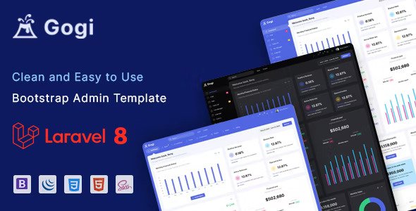 Gogi Laravel Admin Template