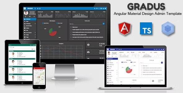 Gradus Angular Material Design Admin Template