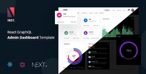 Inst React Admin Template with GraphQL