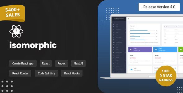 Isomorphic React Admin Template with Redux