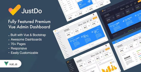 JustDo Vue Admin Template