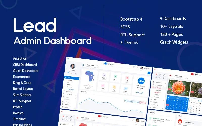 Lead Dashboard Admin Template