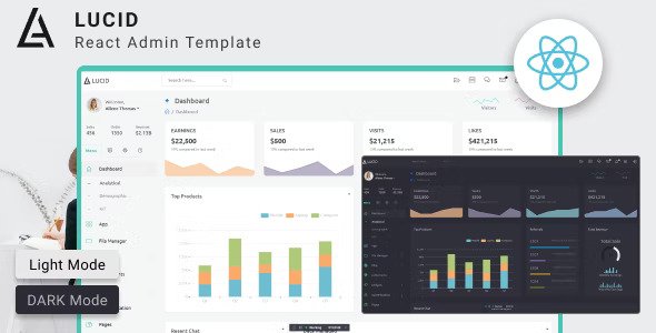 Lucid Responsive ReactJS Admin Template