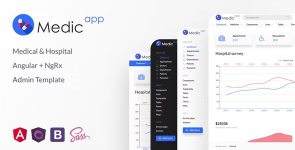 MedicApp Medical HTML/Bootstrap admin template