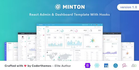 Minton React Admin & Dashboard Template