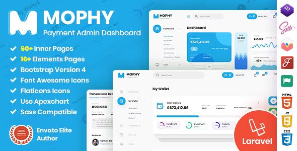 Mophy Payment Laravel Admin Dashboard Template