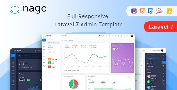 Nago Laravel Admin Template