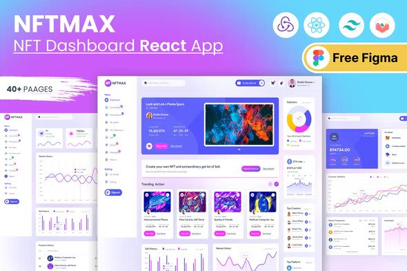 NFTMAX React Admin Template