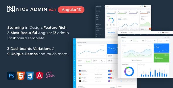 Nice Admin Angular Template