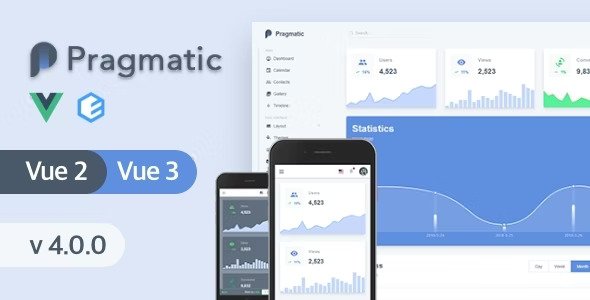 Pragmatic VueJS Admin Template