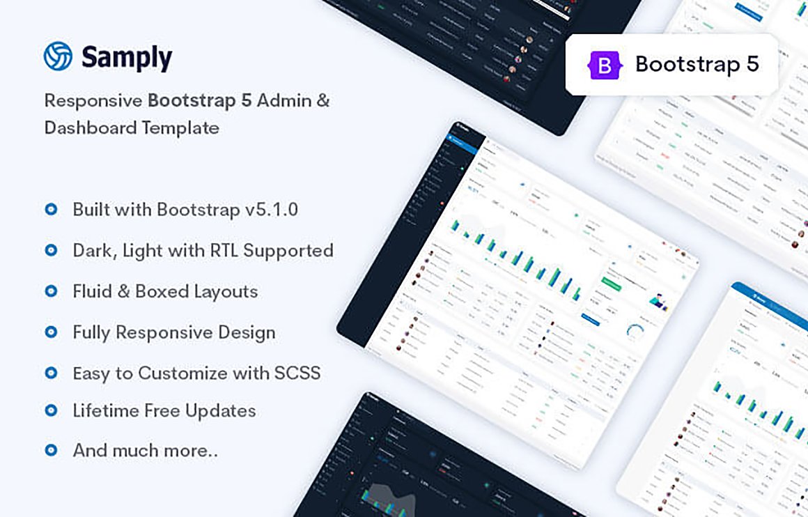 Samply Bootstrap Admin Template