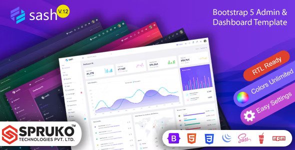 Sash Bootstrap Admin & Dashboard Template