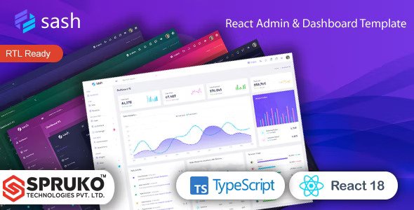 Sash React Admin & Dashboard Template