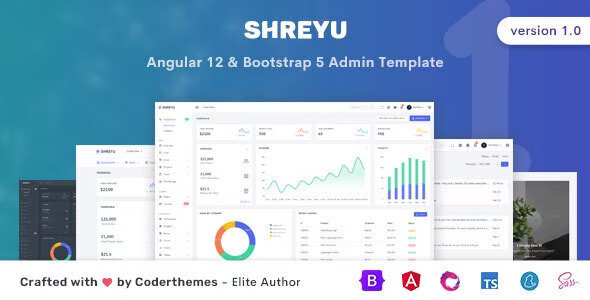 Shreyu Angular Admin & Dashboard Template