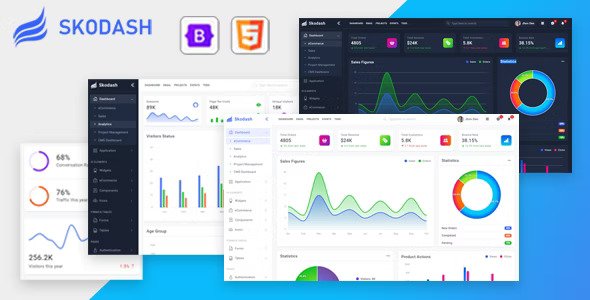 Skodash Angular Bootstrap Admin Template