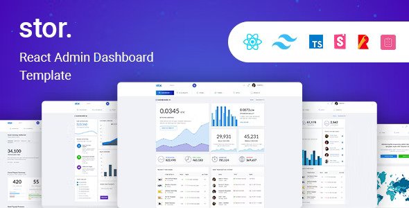 Stor React Admin Dashboard Template