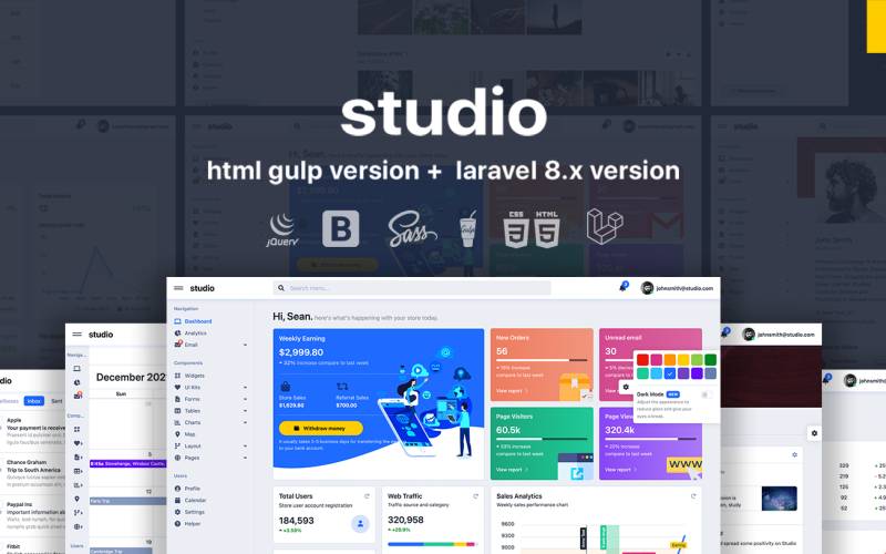 Studio Bootstrap Admin Template