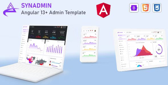 Synadmin Angular Bootstrap Admin Template