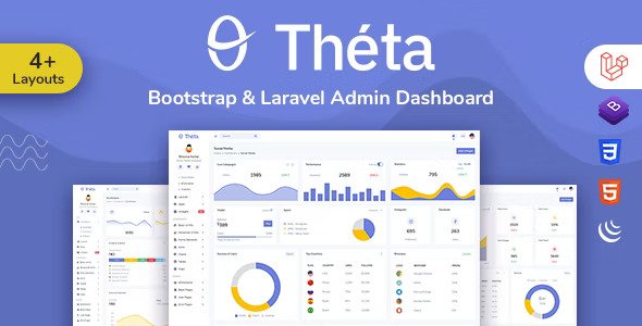 Theta Bootstrap Laravel Admin Dashboard Template