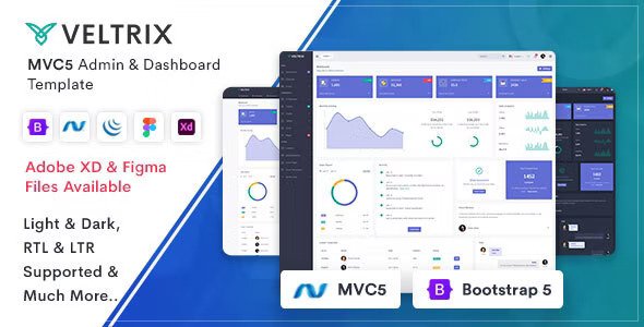 Veltrix MVC Admin & Dashboard Template