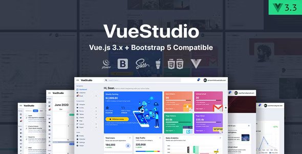 VueStudio Bootstrap Admin Template