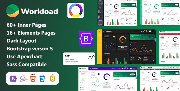 Workload React Redux BS Project Management Admin Dashboard