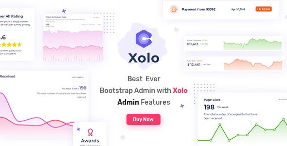 Xolo Responsive Admin Dashboard Template